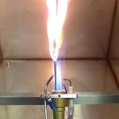 Flammenausbreitungstest für ein einzelnes isoliertes Kabel