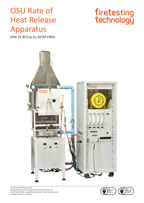 OSU Rate of Heat Release Apparatus